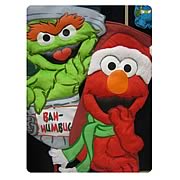 Sesame Street 19-Inch Elmo and Oscar Applique Stockings